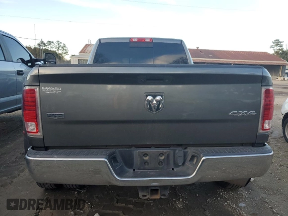 2013 Ram 3500 Laramie with VIN 3C63RRMLXDG608757, listed as a Copart auction lot 87362024 with 0 mi miles and Salvage Title. Bid and sale history available at carsss.com. Image 6.