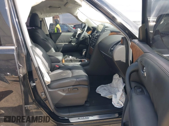 2022 Nissan Armada SL with VIN JN8AY2BAXN9390661, listed as a IAAI auction lot 41724683 with 48,968 mi miles. Bid and sale history available at carsss.com. Image 5.