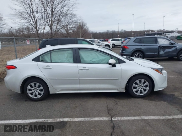 2022 Toyota Corolla LE with VIN JTDEPMAEXN3011631, listed as a IAAI auction lot 41727267 with 64,145 mi miles and . Bid and sale history available at DreamBid. Image 12.