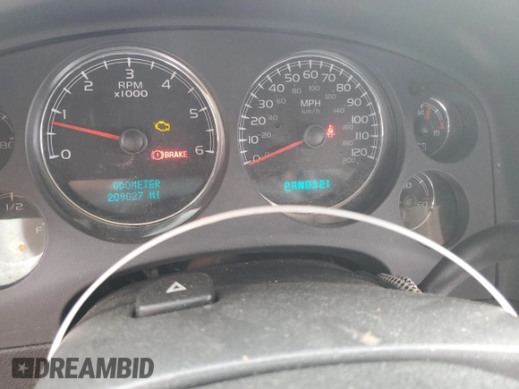 2007 Chevrolet Tahoe LT with VIN 1GNFC13007R368744, listed as a Copart auction lot 60379365 with 209,027 mi miles and Clean title. Bid and sale history available at DreamBid. Image 9.