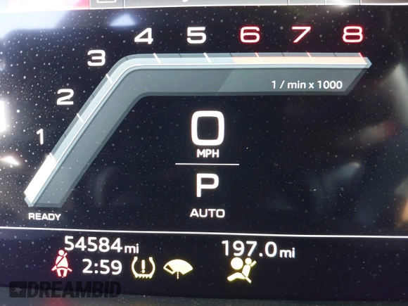 2022 Audi Q8 Prestige with VIN WA1FVBF14ND027851, listed as a IAAI auction lot 41155706 with 54,584 mi miles. Bid and sale history available at carsss.com. Image 16.