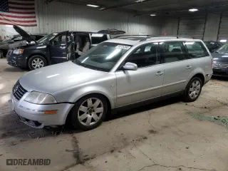 2003 Volkswagen Passat GLX with VIN WVWYH63B13E151741, listed as a Copart auction lot 46726265 with 156,923 mi miles and Clean Title. Bid and sale history available at carsss.com. Image 1.