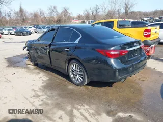 2018 Infiniti Q50 3.0t LUXE with VIN JN1EV7AP1JM590282, listed as a IAAI auction lot 41701763 with 111,318 mi miles. Bid and sale history available at carsss.com. Image 3.