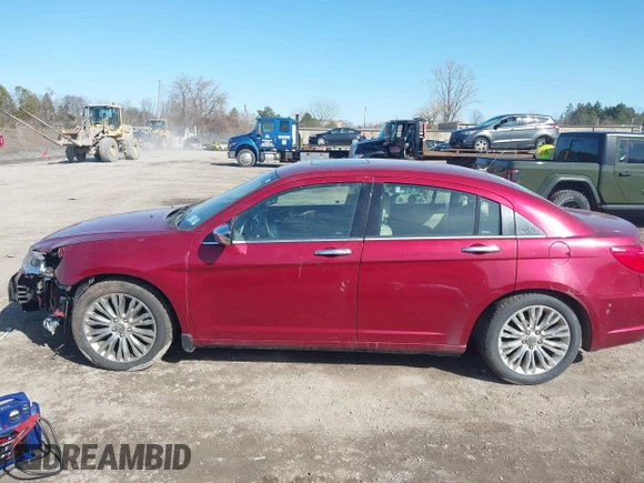 2012 Chrysler 200 Limited with VIN 1C3CCBCG9CN107519, listed as a IAAI auction lot 41779884 with 149,608 mi miles. Bid and sale history available at carsss.com. Image 15.