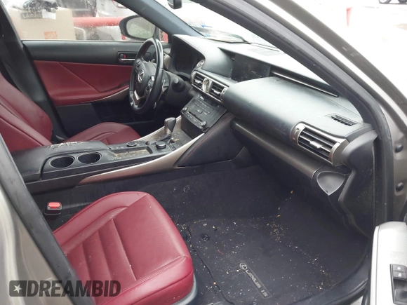 2015 Lexus IS with VIN JTHBF1D22F5055567, listed as a IAAI auction lot 41928372 with 175,725 mi miles. Bid and sale history available at carsss.com. Image 5.