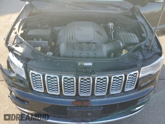 2017 Jeep Grand Cherokee Summit with VIN 1C4RJFJT4HC689096, listed as a Copart auction lot 48569155 with 126,737 mi miles and Salvage title. Bid and sale history available at DreamBid. Image 12.