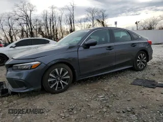 2024 Honda Civic Sedan EX with VIN 2HGFE1F77RH336034, listed as a Copart auction lot 49853255 with 0 mi miles and Salvage Title. Bid and sale history available at carsss.com. Image 1.