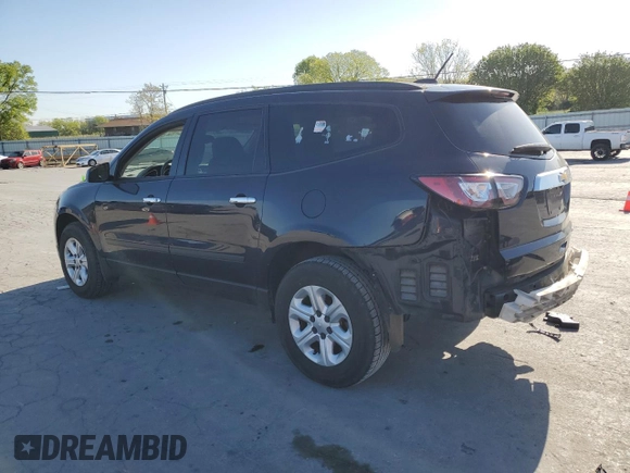 2016 Chevrolet Traverse LS with VIN 1GNKRFED9GJ236946, listed as a Copart auction lot 53459125 with 160,716 mi miles and Salvage Title. Bid and sale history available at carsss.com. Image 2.