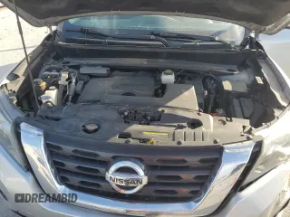 2018 Nissan Pathfinder S with VIN 5N1DR2MN8JC652708, listed as a Copart auction lot 46680015 with 122,281 mi miles and Salvage Title. Bid and sale history available at carsss.com. Image 12.