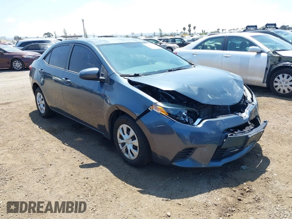 2016 Toyota Corolla L with VIN 5YFBURHE4GP427800, listed as a IAAI auction lot 42182439 with 99,529 mi miles and . Bid and sale history available at DreamBid. Image 1.