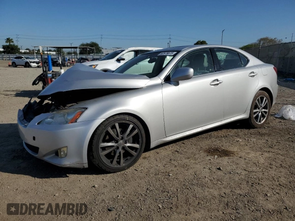 2008 Lexus IS 250 z VIN JTHBK262982061367, wystawiony jako Copart lot #52979875 z przebiegiem 168 685 mil mil oraz Szkoda całkowita • Salvage title. Historia ofert i sprzedaży dostępna na DreamBid. Obrazek 1.