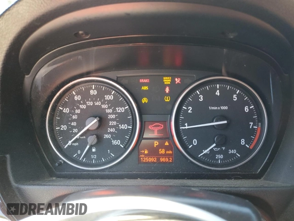 2011 BMW 3 Series 328i with VIN WBADW3C5XBE538572, listed as a Copart auction lot 55790385 with 125,092 mi miles and Non repairable. Bid and sale history available at DreamBid. Image 9.
