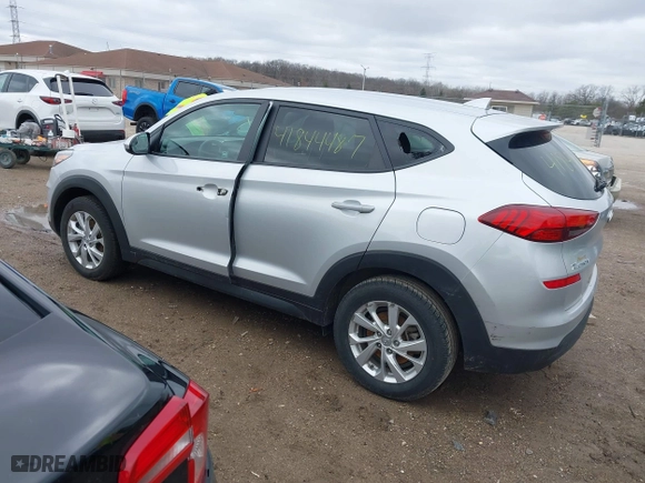 2019 Hyundai Tucson SE with VIN KM8J23A46KU902032, listed as a IAAI auction lot 41844487 with 77,762 mi miles. Bid and sale history available at carsss.com. Image 3.