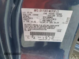 2005 Ford Escape XLS Value with VIN 1FMYU92Z95DA22100, listed as a Copart auction lot 57874705 with 192,057 mi miles and Salvage title. Bid and sale history available at DreamBid. Image 13.
