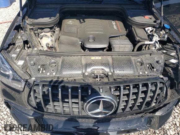 2021 Mercedes-Benz GLE 53 AMG with VIN 4JGFB6BB7MA573253, listed as a Copart auction lot 52195945 with 32,301 mi miles and Salvage title. Bid and sale history available at DreamBid. Image 12.