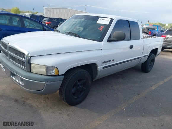 1998 Dodge Ram 1500 with VIN 3B7HC13Z7WG213476, listed as a IAAI auction lot 42116318 with 172,921 mi miles. Bid and sale history available at carsss.com. Image 2.