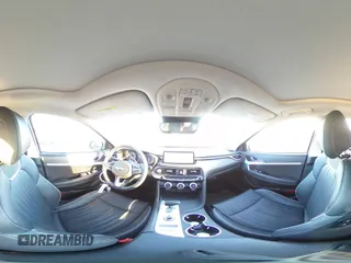2022 Genesis G70 2.0T with VIN KMTG34TA7NU103693, listed as a Copart auction lot 73323644 with 10,901 mi miles and Salvage Title. Bid and sale history available at carsss.com. Image 15.