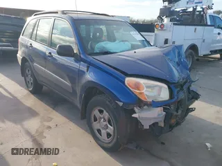 2005 Toyota RAV4 with VIN JTEHD20V250039478, listed as a IAAI auction lot 41357896 with 186,008 mi miles. Bid and sale history available at carsss.com. Image 1.