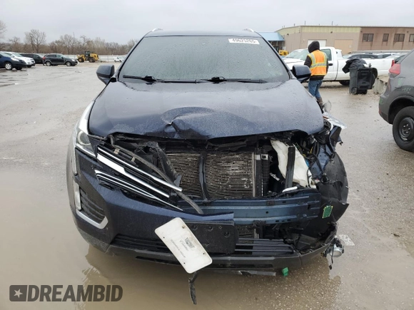 2017 Cadillac XT5 FWD with VIN 1GYKNARS1HZ114983, listed as a Copart auction lot 49625265 with Not Provided miles and Salvage Title. Bid and sale history available at carsss.com. Image 5.