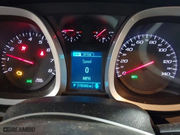 2013 Chevrolet Equinox LS with VIN 2GNFLCEK5D6252120, listed as a IAAI auction lot 41576640 with 116,340 mi miles. Bid and sale history available at carsss.com. Image 7.