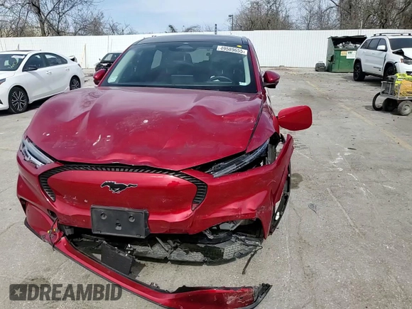 2021 Ford Mustang Mach-E Select with VIN 3FMTK1RM4MMA19233, listed as a Copart auction lot 49589655 with Not Provided miles and Salvage Title. Bid and sale history available at DreamBid. Image 11.