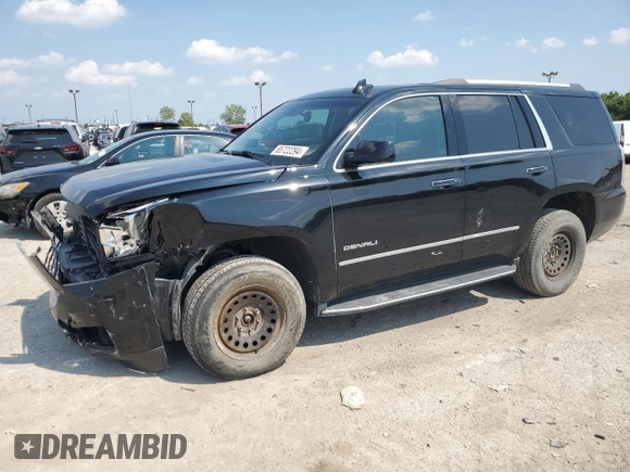 2018 GMC Yukon Denali with VIN 1GKS2CKJ0JR286833, listed as a Copart auction lot 65722294 with 103,798 mi miles and Salvage Title. Bid and sale history available at carsss.com. Image 1.