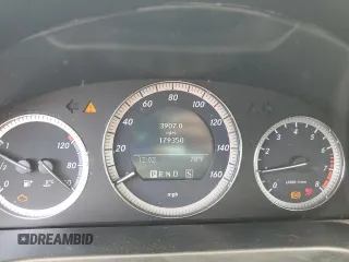 2009 Mercedes-Benz C 300 Sport with VIN WDDGF81X59F206485, listed as a Copart auction lot 60905755 with 179,350 mi miles and Salvage title. Bid and sale history available at DreamBid. Image 9.