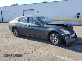 2012 Infiniti M37 with VIN JN1BY1AP8CM333839, listed as a Copart auction lot 84052134 with 121,979 mi miles and Salvage Title. Bid and sale history available at carsss.com. Image 4.