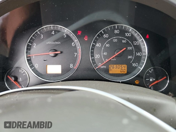 2004 Infiniti FX with VIN JNRAS08W94X203294, listed as a Copart auction lot 61272185 with 263,054 mi miles and Salvage title. Bid and sale history available at DreamBid. Image 9.