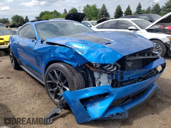 2021 Ford Mustang EcoBoost with VIN 1FA6P8TD8M5104723, listed as a Copart auction lot 54357384 with 14,622 mi miles and Salvage Title. Bid and sale history available at carsss.com. Image 4.