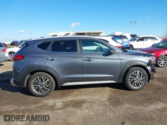 2019 Hyundai Tucson Ultimate with VIN KM8J3CAL1KU068739, listed as a IAAI auction lot 41738850 with 6,005 mi miles. Bid and sale history available at carsss.com. Image 14.