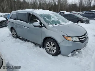 2016 Honda Odyssey EX with VIN 5FNRL5H4XGB509351, listed as a Copart auction lot 44226705 with 0 mi miles and Salvage Title. Bid and sale history available at carsss.com. Image 4.