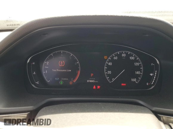 2019 Honda Accord Sport with VIN 1HGCV2F39KA014828, listed as a Copart auction lot 61508655 with 74,843 mi miles and Salvage title. Bid and sale history available at DreamBid. Image 9.