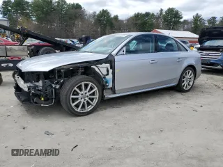2015 Audi A4 Premium Plus with VIN WAUFFAFL9FN021843, listed as a Copart auction lot 52614975 with 142,458 mi miles and Clean Title. Bid and sale history available at carsss.com. Image 1.