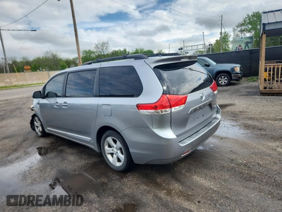 2012 Toyota Sienna LE AAS with VIN 5TDKK3DC4CS244048, listed as a Copart auction lot 55940585 with 163,222 mi miles and Clean Title. Bid and sale history available at DreamBid. Image 3.