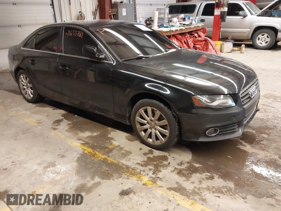 2011 Audi A4 2.0T Premium Plus with VIN WAUFFAFL6BN052400, listed as a IAAI auction lot 41633781 with 181,302 mi miles. Bid and sale history available at carsss.com. Image 1.