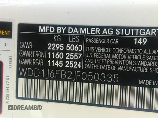 2018 Mercedes-Benz E-Class E 400 with VIN WDD1J6FB2JF050335, listed as a IAAI auction lot 41732691 with 76,660 mi miles. Bid and sale history available at carsss.com. Image 9.