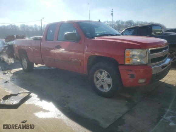 2009 Chevrolet Silverado 1500 LT with VIN 1GCEC29J09E163901, listed as a Copart auction lot 41802765 with 177,381 mi miles and Salvage Title. Bid and sale history available at carsss.com. Image 4.