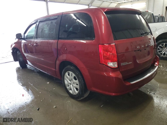 2014 Dodge Grand Caravan SXT with VIN 2C4RDGBGXER109819, listed as a Copart auction lot 44815955 with 125,571 mi miles and Salvage Title. Bid and sale history available at carsss.com. Image 2.