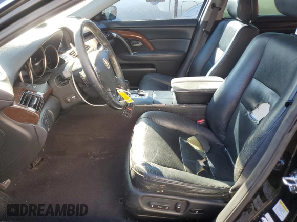 2006 Acura RL with VIN JH4KB16566C006869, listed as a Copart auction lot 50786035 with 139,756 mi miles and Salvage title. Bid and sale history available at DreamBid. Image 7.