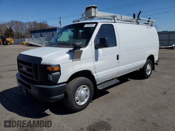 2011 Ford Econoline Cargo Commercial with VIN 1FTSE3EL2BDA05422, listed as a Copart auction lot 52383805 with 220,524 mi miles and Clean Title. Bid and sale history available at carsss.com. Image 1.