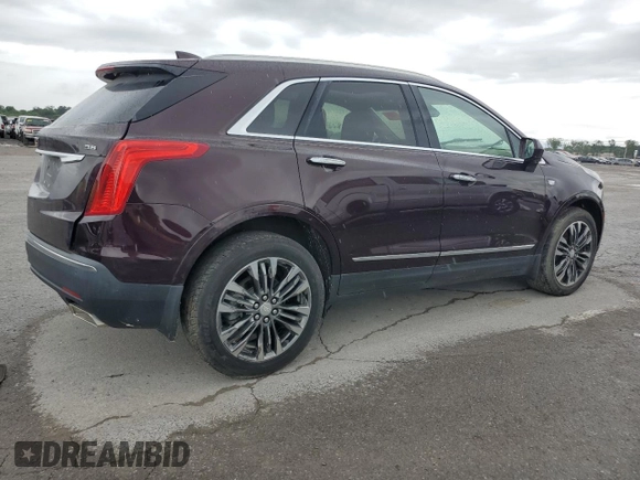 2018 Cadillac XT5 Premium Luxury FWD z VIN 1GYKNERS5JZ127703, wystawiony jako Copart lot #58315215 z przebiegiem Nie podano mil oraz Szkoda całkowita • Salvage title. Historia ofert i sprzedaży dostępna na DreamBid. Obrazek 3.