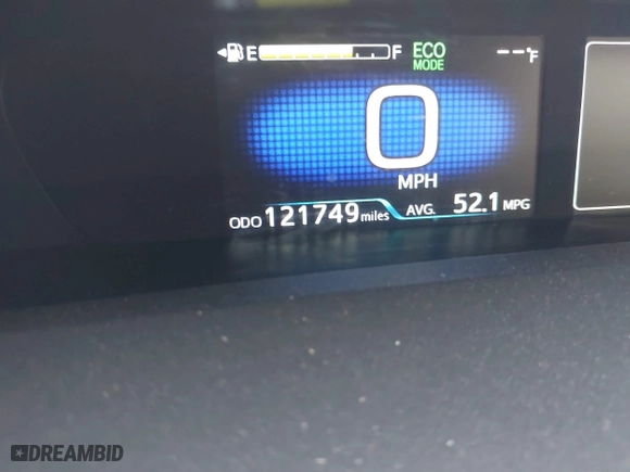 2022 Toyota Prius L Eco with VIN JTDKAMFU0N3181467, listed as a IAAI auction lot 41802679 with 121,749 mi miles. Bid and sale history available at carsss.com. Image 15.