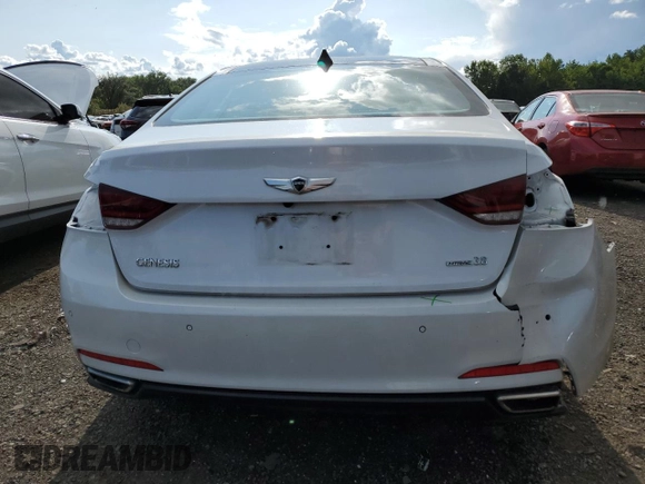 2015 Hyundai Genesis 3.8L with VIN KMHGN4JEXFU073049, listed as a Copart auction lot 68503014 with 113,609 mi miles and Salvage Title. Bid and sale history available at carsss.com. Image 6.