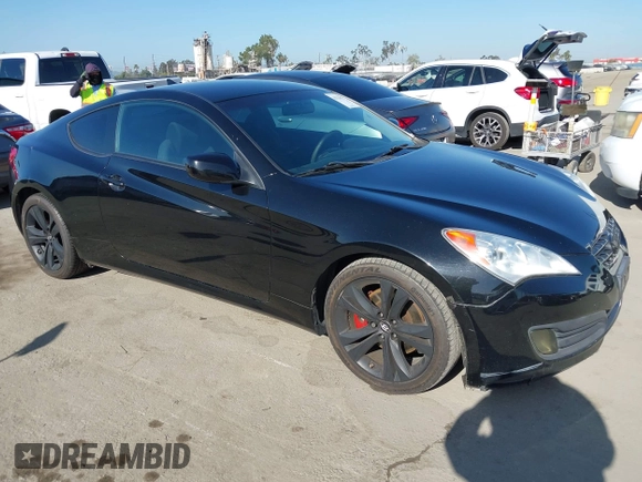 2011 Hyundai Genesis Coupe with VIN KMHHT6KD7BU059809, listed as a IAAI auction lot 42526929 with 150,482 mi miles and . Bid and sale history available at DreamBid. Image 1.