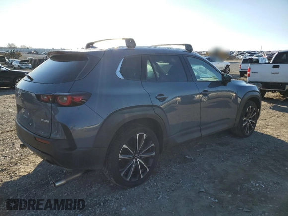 2023 Mazda CX-50 2.5 S Premium Plus Package with VIN 7MMVABEMXPN102266, listed as a Copart auction lot 46822415 with 53,288 mi miles and Salvage Title. Bid and sale history available at carsss.com. Image 3.