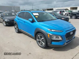 2020 Hyundai Kona Limited z VIN KM8K33A51LU563451, wystawiony jako IAAI lot #42137998 z przebiegiem 31 666 mil mil oraz . Historia ofert i sprzedaży dostępna na DreamBid. Obrazek 1.