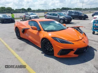 2023 Chevrolet Corvette 1LT z VIN 1G1YA2D40P5111422, wystawiony jako IAAI lot #41786696 z przebiegiem 14 066 mil mil oraz . Historia ofert i sprzedaży dostępna na DreamBid. Obrazek 1.