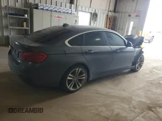 2019 BMW 4 Series 430i with VIN WBA4J1C51KBM12489, listed as a Copart auction lot 49719725 with 0 mi miles and Salvage Title. Bid and sale history available at carsss.com. Image 3.