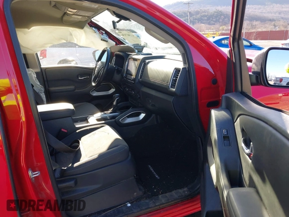 2022 Nissan Frontier Pro-4X z VIN 1N6ED1EK4NN607780, wystawiony jako IAAI lot #41887336 z przebiegiem 43 684 mil mil oraz . Historia ofert i sprzedaży dostępna na DreamBid. Obrazek 5.
